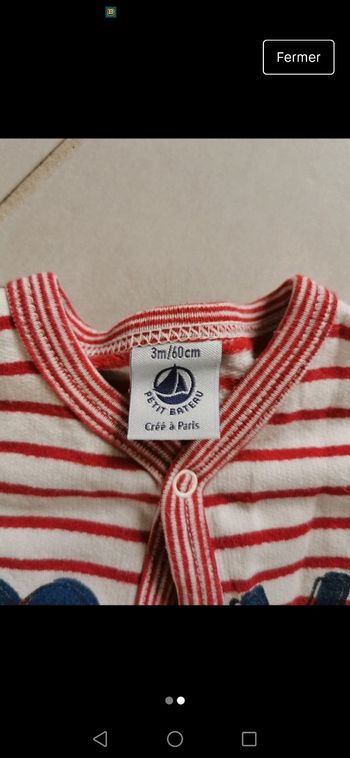Pyjama petit bateau