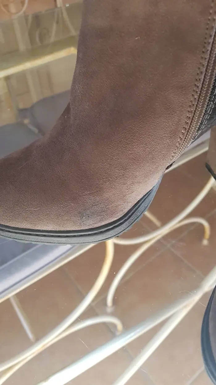 Bottines bi matière en cuir Xti - photo numéro 3