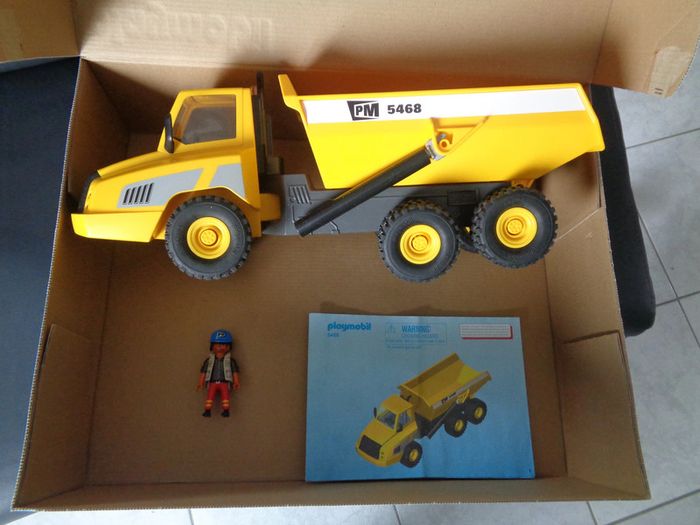 Camion chantier jaune city action playmobil 5468 - photo numéro 2