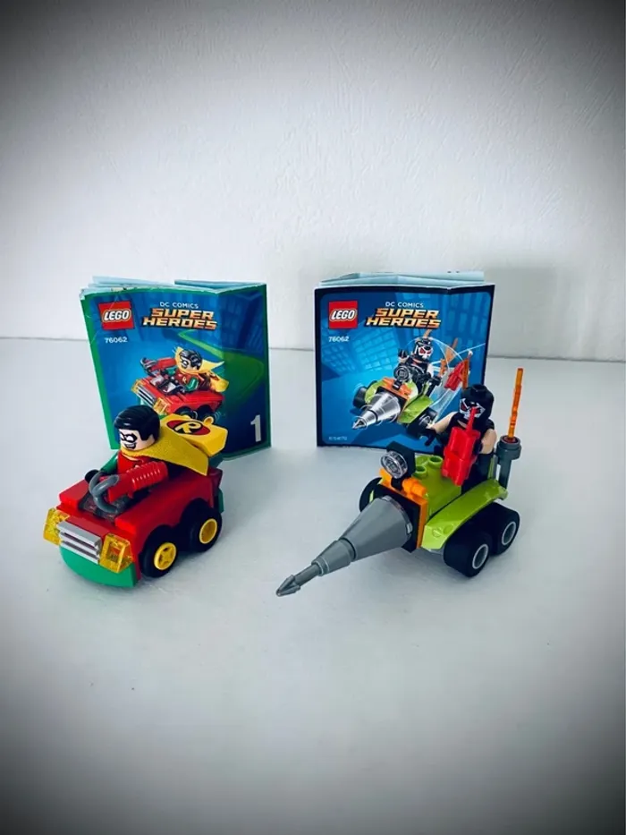 LEGO Super Heroes 76062 - Mighty Micros : Robin vs Bane - Complet avec Notice