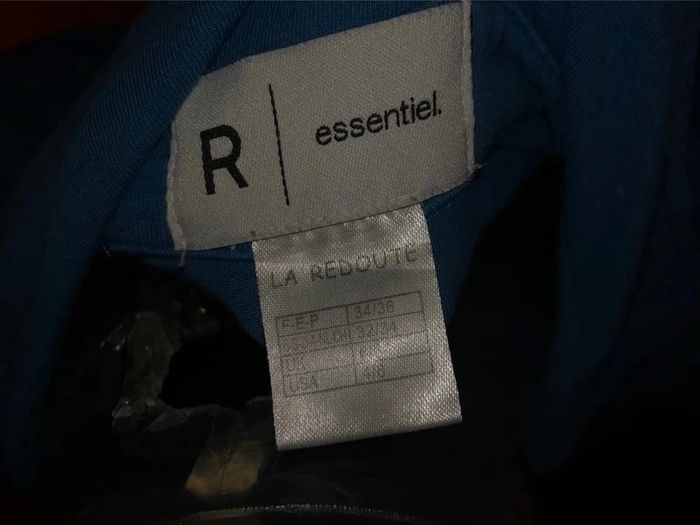 T-shirt polo  manches courtes bleu taille 34/36 - photo numéro 3