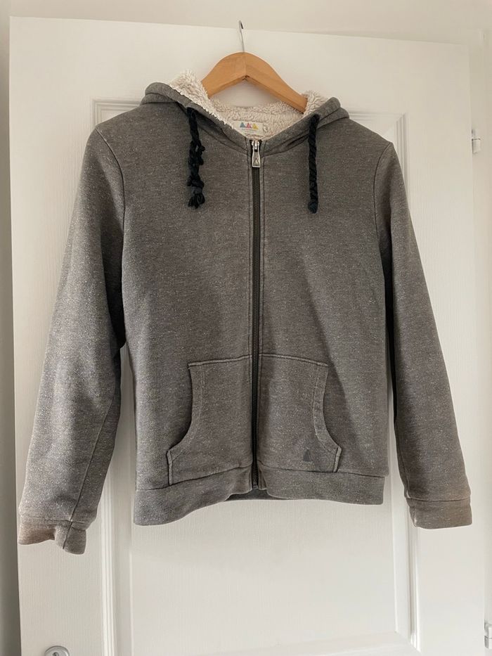 Veste/gilet gris chaude - photo numéro 3