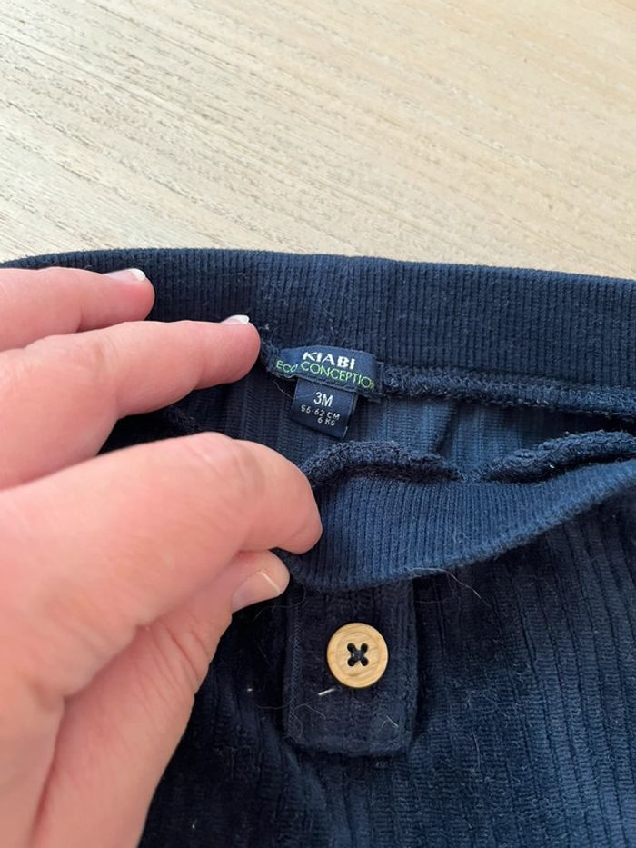 Pantalon velours bébé Bm - photo numéro 2