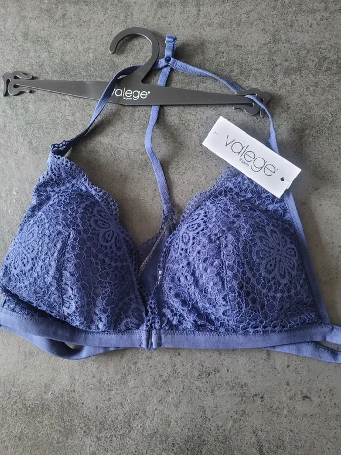 Soutien gorge Valege bleu indigo L neuf avec étiquette - photo numéro 6