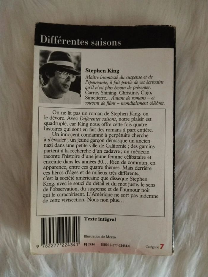📖 Différentes saisons Stephen King 📖 - photo numéro 2