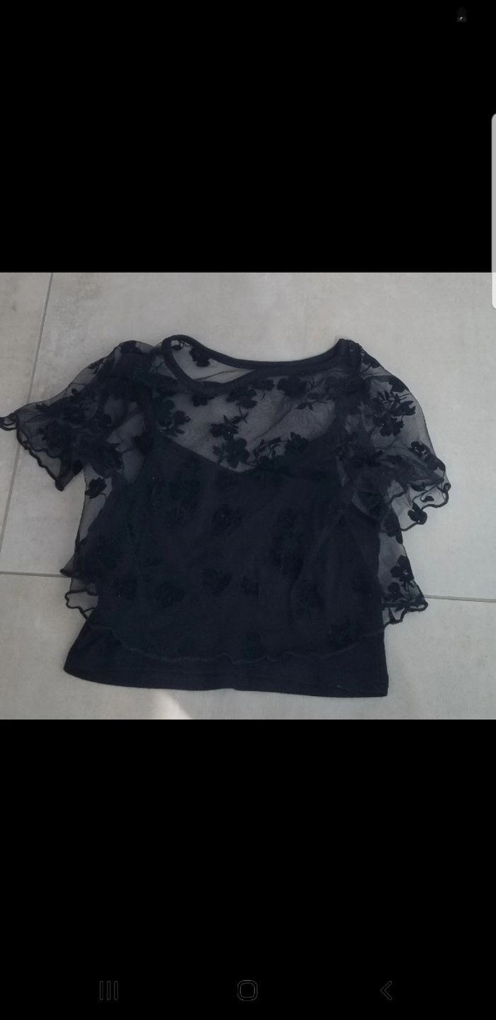 Crop top fille 9 ans
