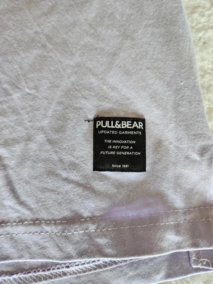 T-shirt lavande/lila - Pull&Bear - photo numéro 5