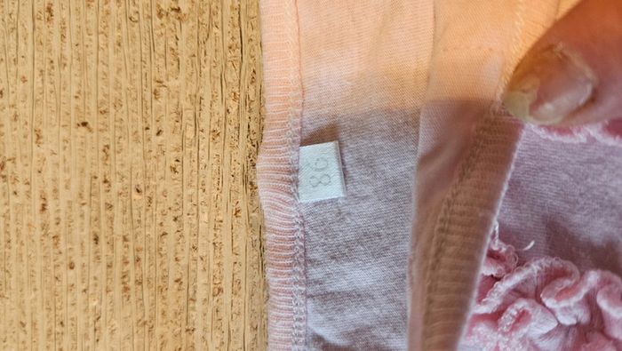 Débardeur fille rose clair,avec dessin, taille 86/18 mois, nickel - photo numéro 5