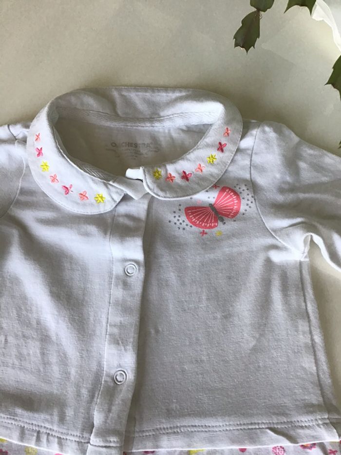 Pyjama col brodé Orchestra - photo numéro 2