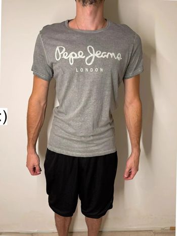T-shirt gris homme Pepe Jeans fit slim taille M