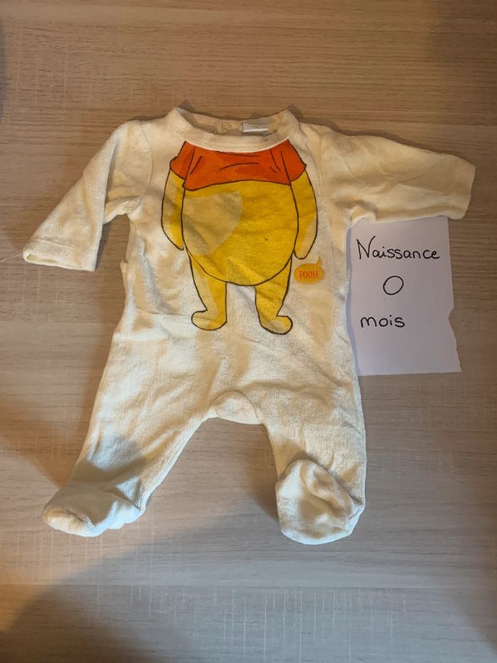 Pyjama velours naissance