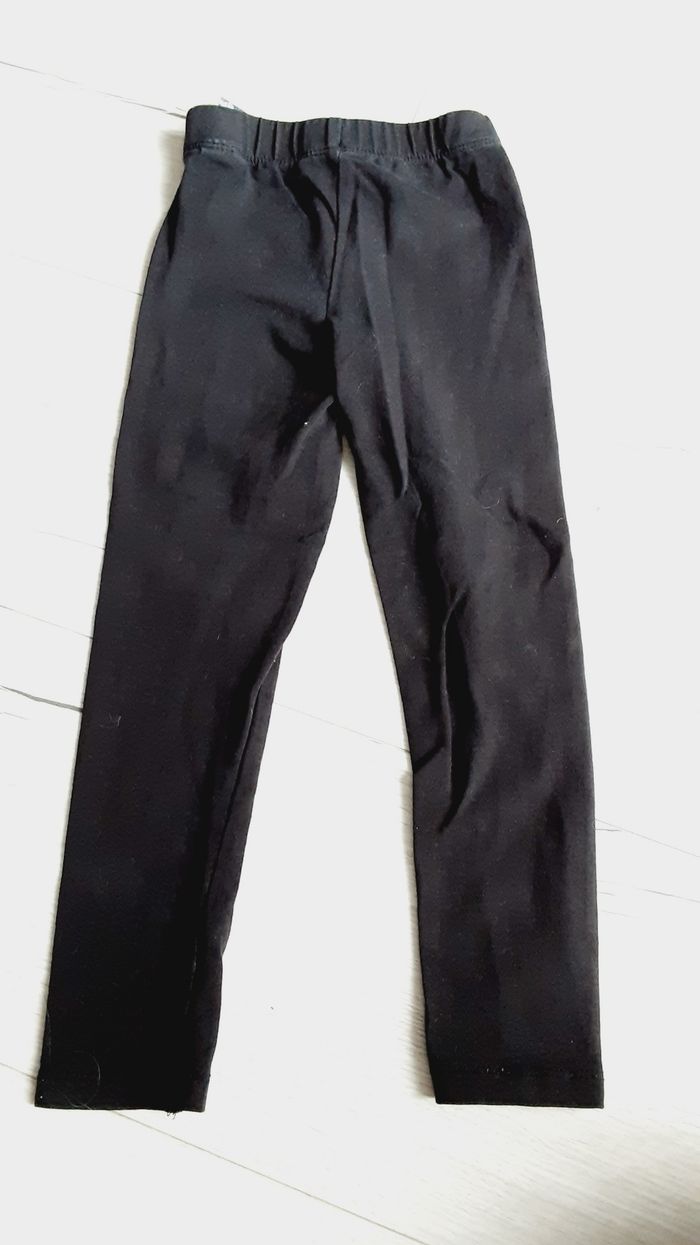 Vêtement fille pantalon legging noir Orchestra 5 ans - photo numéro 3