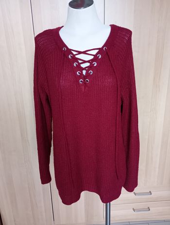 Pull bordeaux
