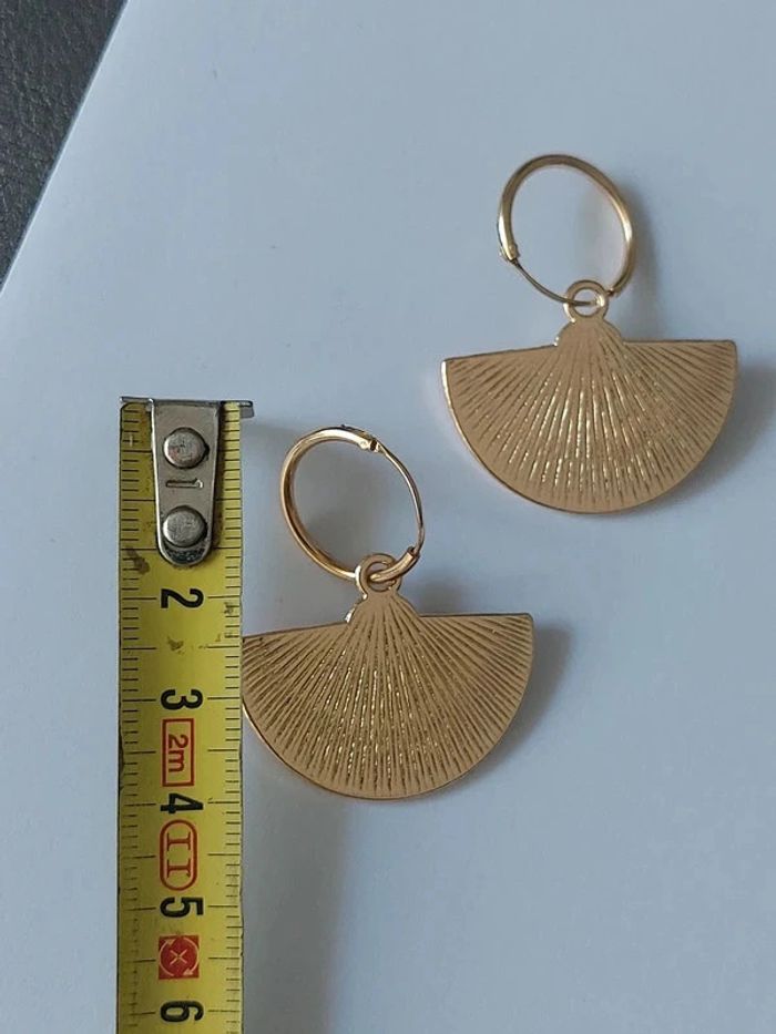 boucles d'oreilles pendantes style bohème aztèque - photo numéro 3