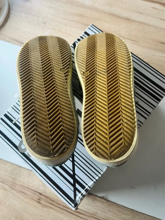 Baskets basses ALE vert / blanc pointure 37 - photo numéro 11