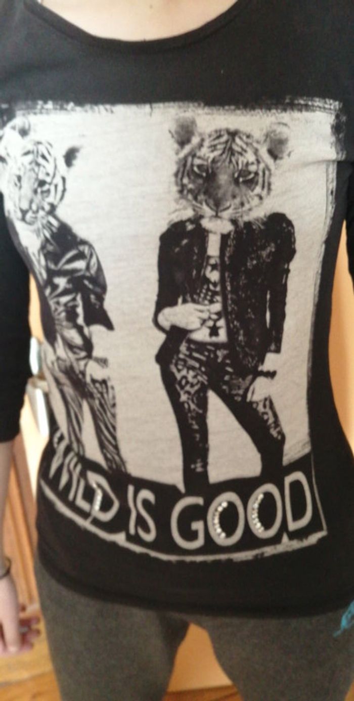 Tee-shirt à manches 3/4 - photo numéro 2