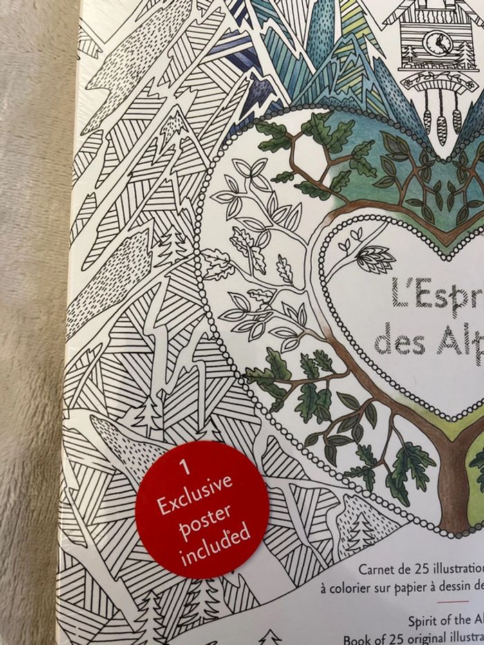 Livre coloriage Carand’ache, Genève, Esprit des Al - photo numéro 8