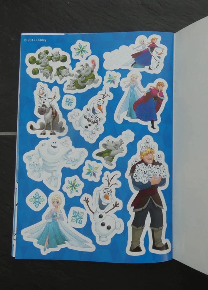 Livre de coloriages et stickers "Reine des Neiges" - photo numéro 10