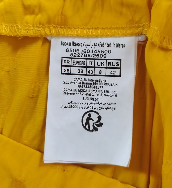 Jupe asymétrique camaïeu taille 36. - photo numéro 4