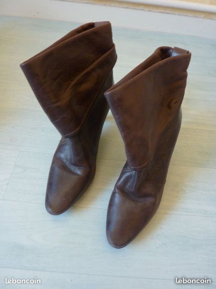 Bottines marron - Taille 40