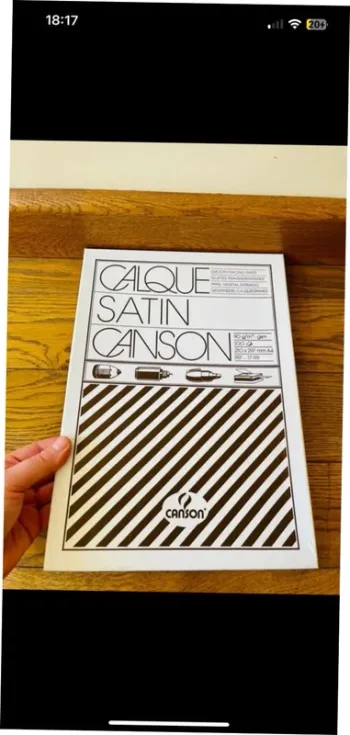 CANSON - grosse Ramette 100 feuilles de papier calque satin A4 - 110/115g/m2 neuf