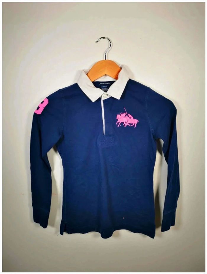 C30 polo marine Ralph Lauren 8-10 ans