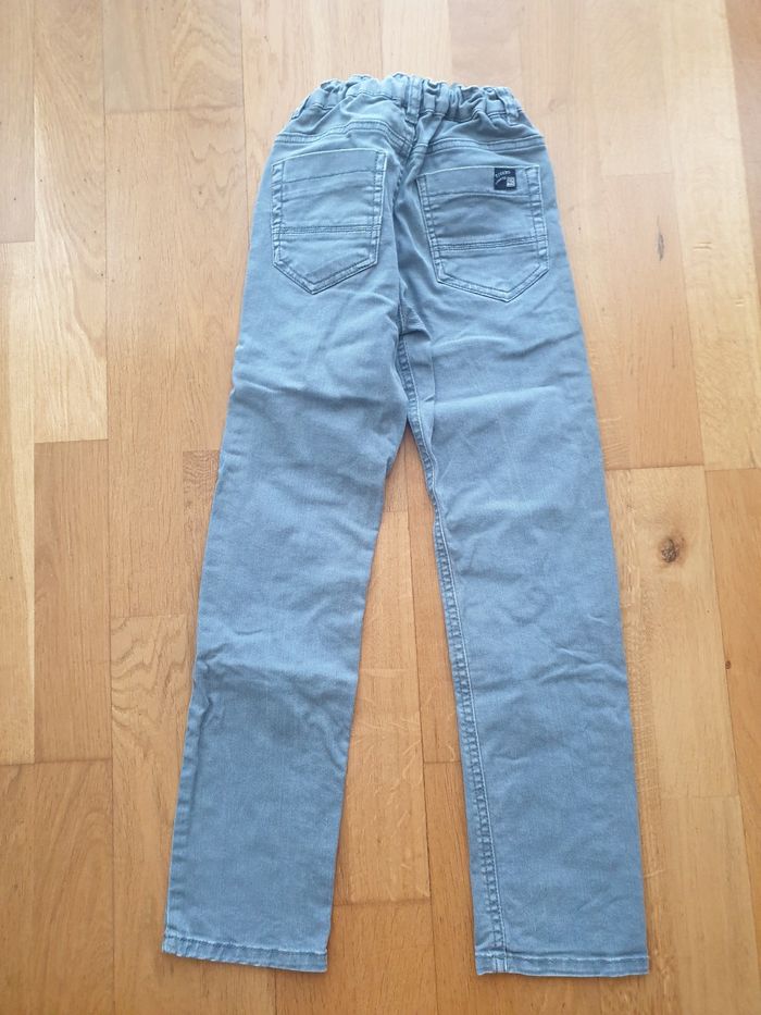 Jean gris Original Slim 9 ans Tape à  l œil taille réglable