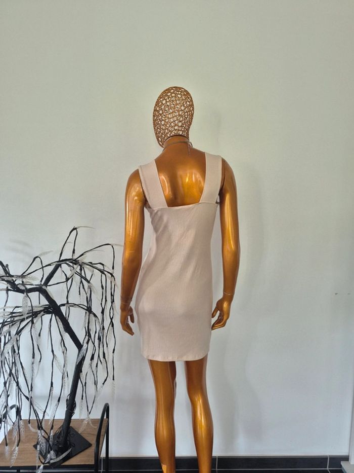 Robe Courte Crème - photo numéro 2