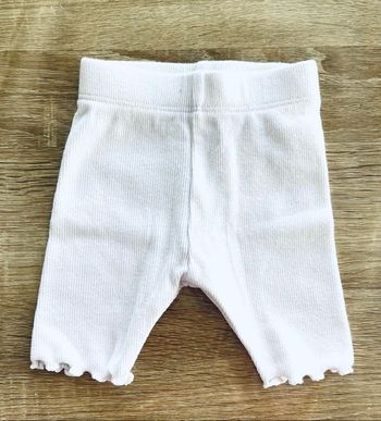 Legging blanc neuf « Kiabi » taille 3 mois