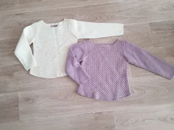 Lot de 2 pulls fille taille 3 ans