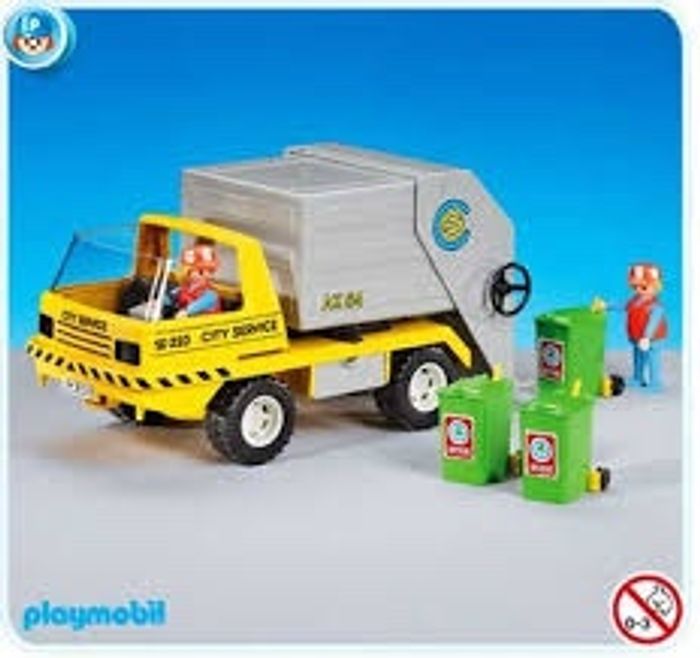 Playmobil Camion poubelle Vintage - photo numéro 2