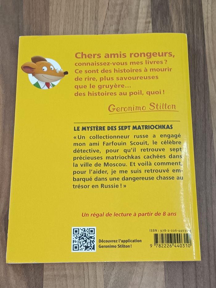 Livre Géronimo Stilton - Le mystère des 7 matriochkas - photo numéro 8