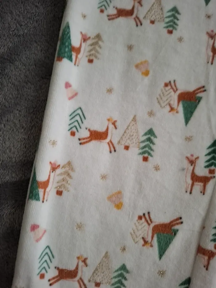 Pyjama Noël velours TAO 12 ans - photo numéro 4