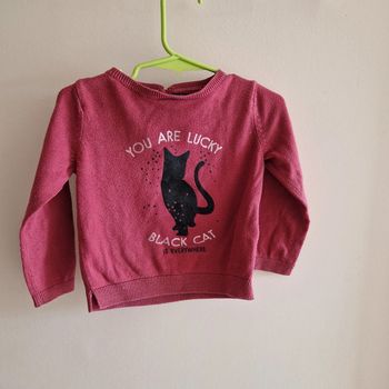 2 ans pull rose