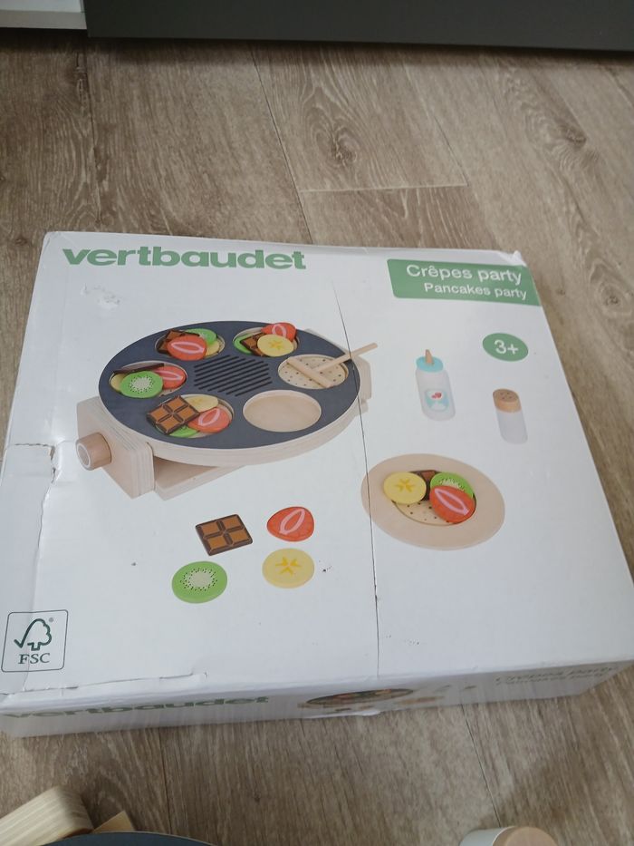 Jouet crépière vertbaudet en bois - photo numéro 7