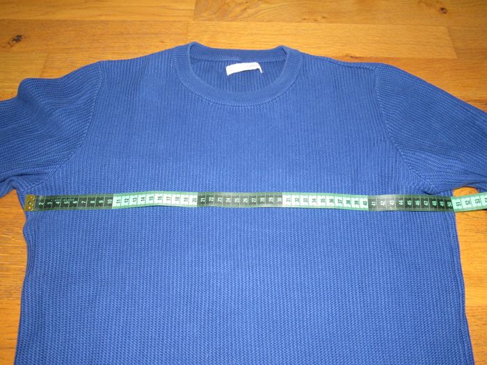 Pull Celio bleu en maille - Taille M - photo numéro 7