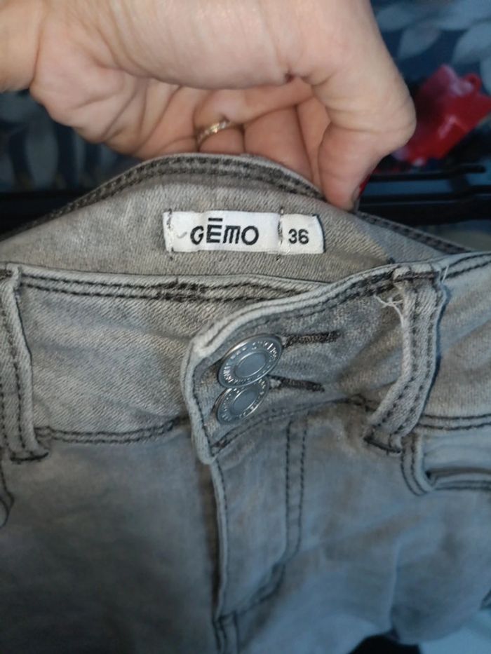 Jean gris gemo 36 - photo numéro 4