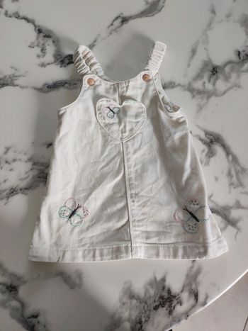 Robe jean bretelles réglables