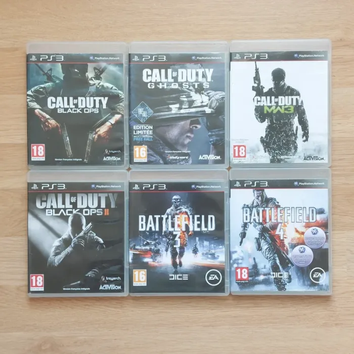Lot 6 Jeux PS3 Call of duty /Battlefield