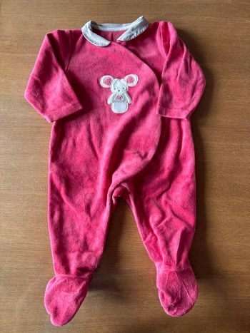 Pyjama une pièce rose