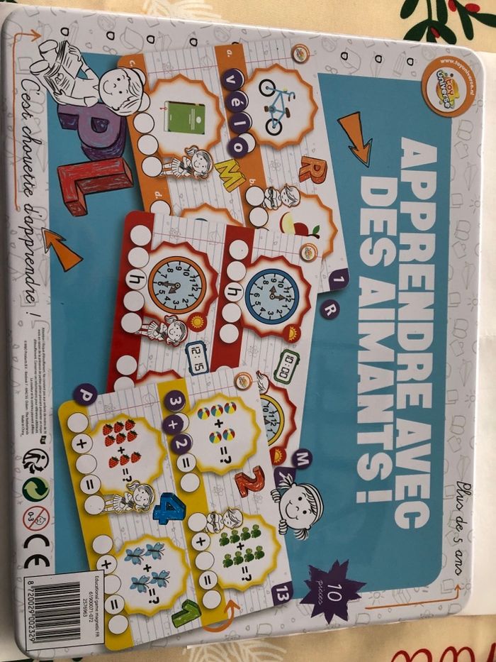 Apprendre avec des aimants.