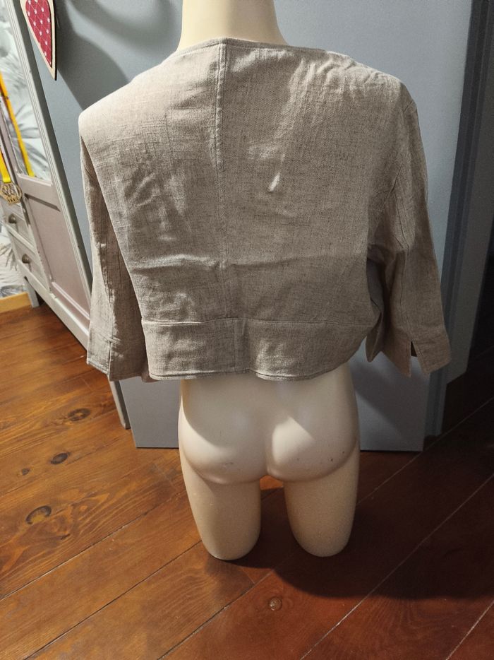 Veste courte lin - photo numéro 2