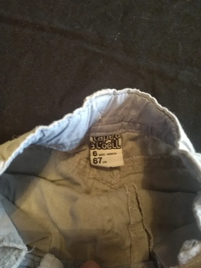 Short Garçon 6 Mois Tape a l'oeil - photo numéro 2