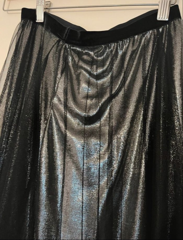 Jupe en tulle noir et argenté - photo numéro 3