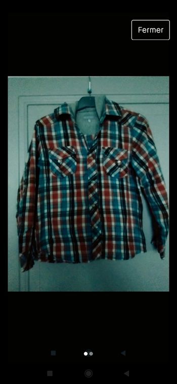 Lot de chemises,2 manches longues et 2 manches courtes