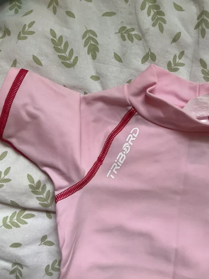 teeshirt anti UV rose tribord decathlon 4 ans - photo numéro 4