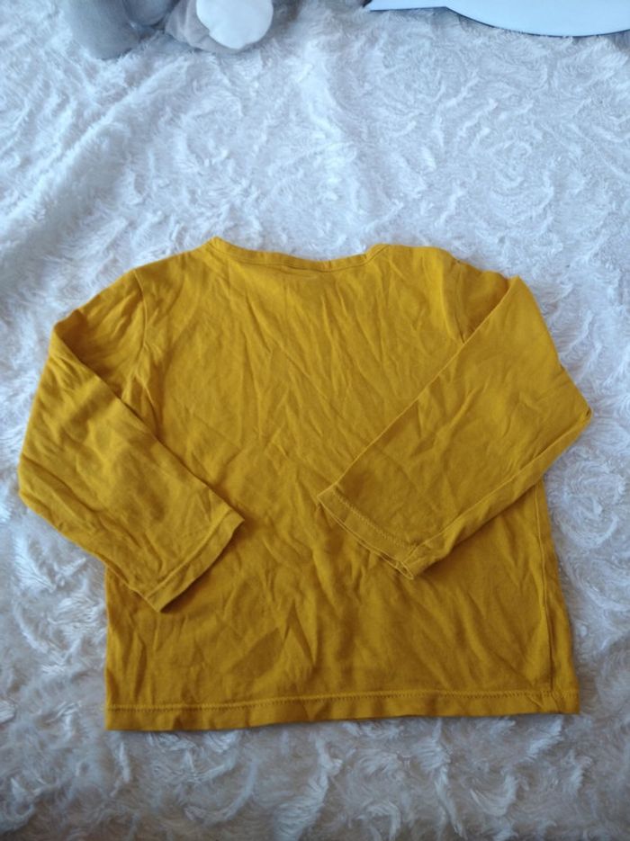 Tee shirt chemise manches longues Garçon 24 mois Love Mum Maman Kiabi 100% coton - photo numéro 8