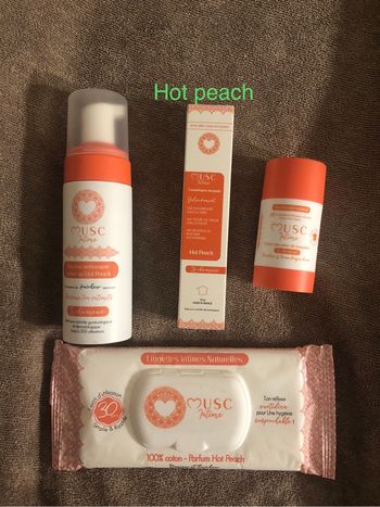 Lot musc intime hot peach