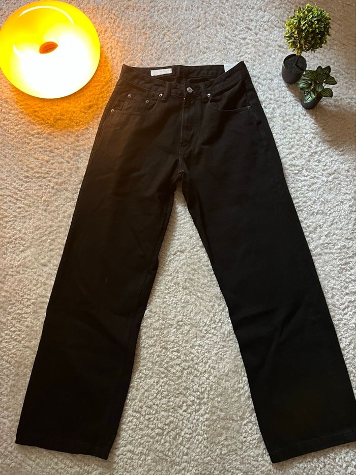 Jean baggy Zara - Noir - taille 38 - photo numéro 2