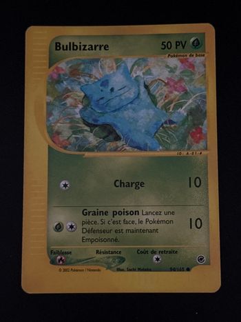 Carte Pokémon Bulbizarre 94/165 -FR